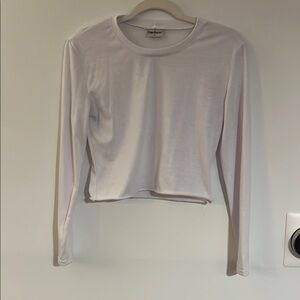 White Long Sleeve Women's Top